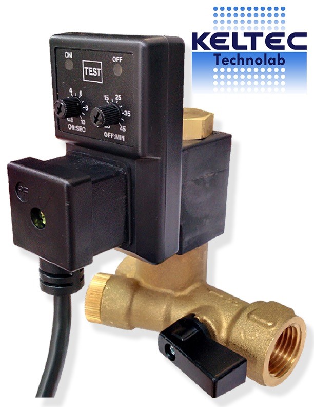 A photo of the Keltec SDV-220V-50AN Solenoid Drain Valve  ^  220V, 1/2